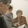 Barbara Steidl im Gespräch mit Interessierten